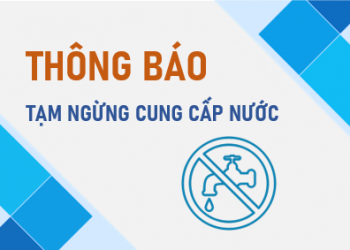 Thông báo tạm ngưng cấp nước Nhà máy nước Ba Lai-N.I.D